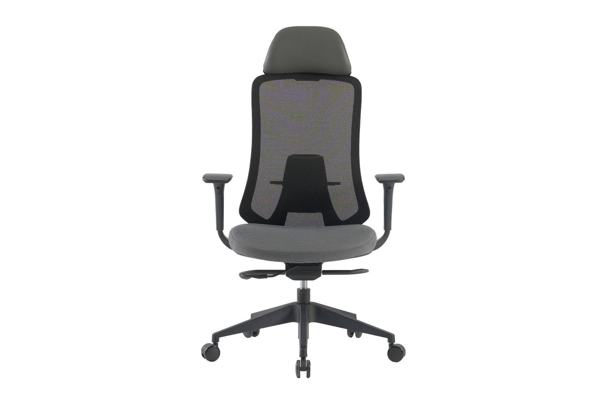 Black Nylon Chair - W/ Headrest