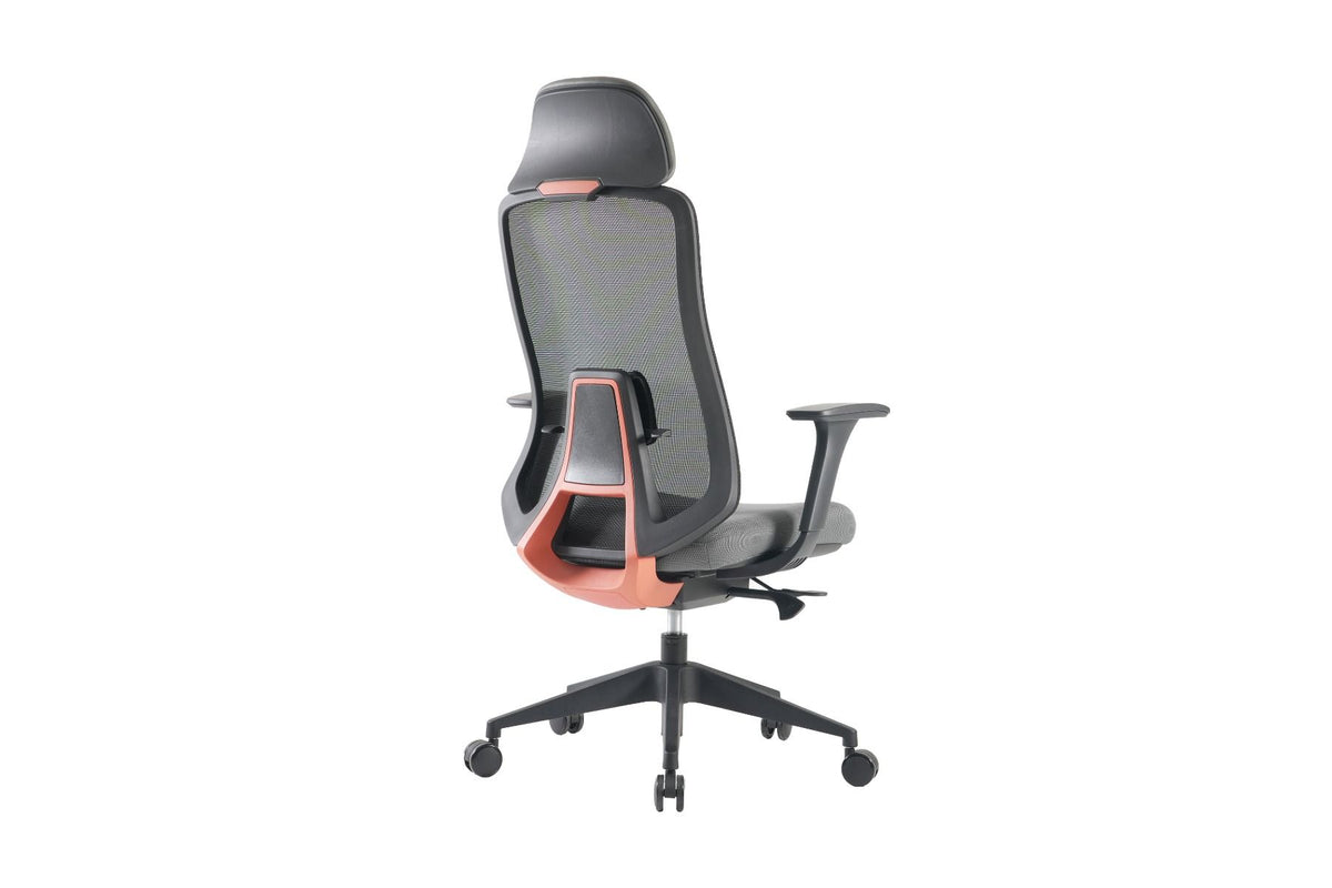 Black Nylon Chair - W/ Headrest