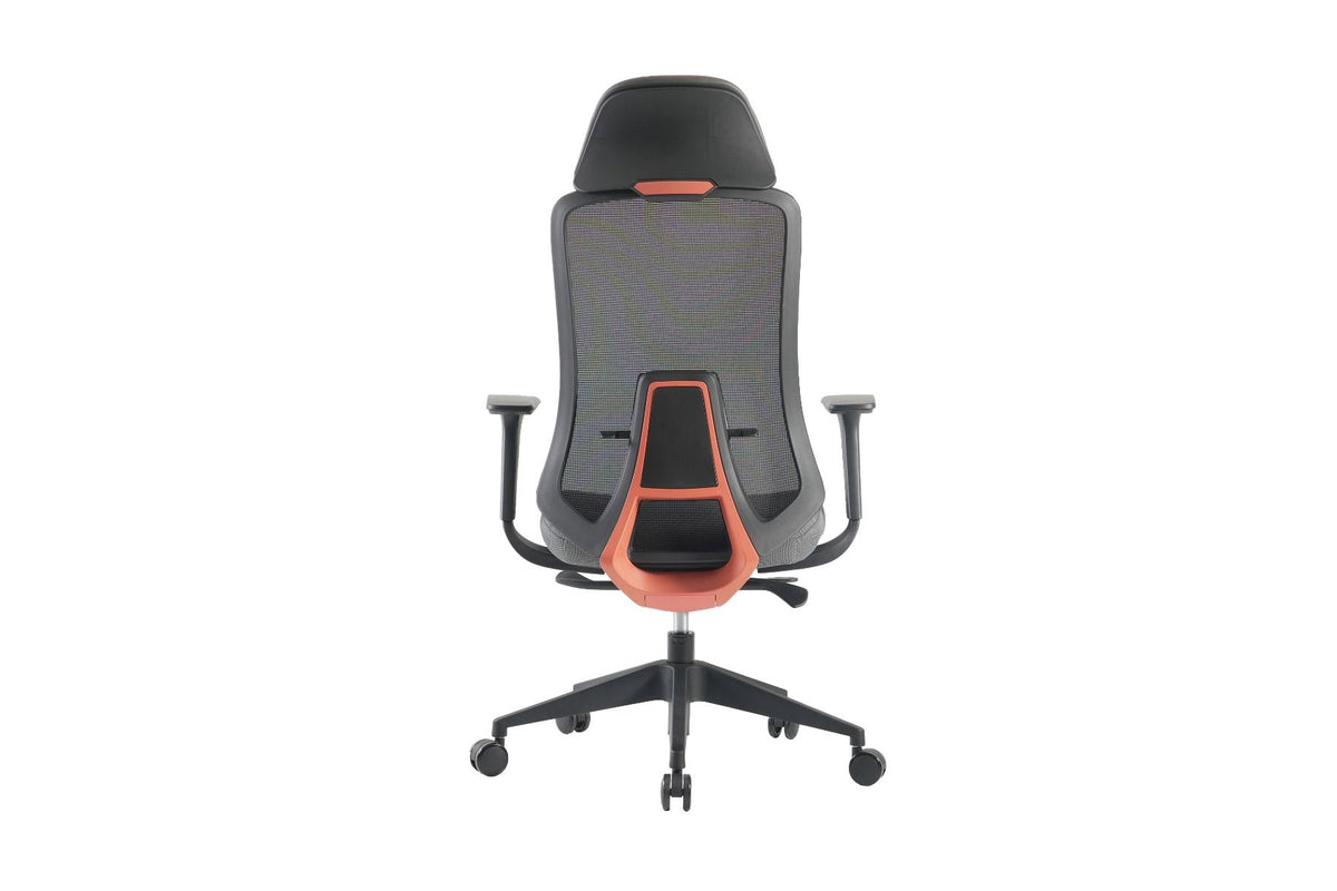 Black Nylon Chair - W/ Headrest