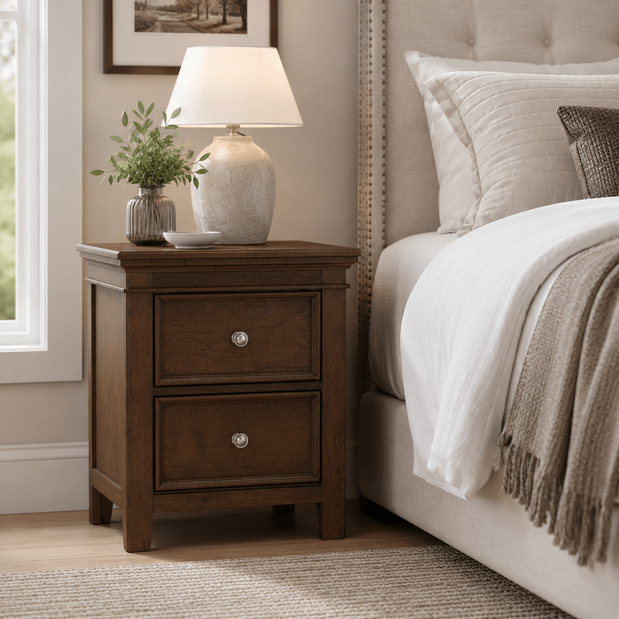 Haarlem Espresso Nightstand Nightstands| Roots Furniture