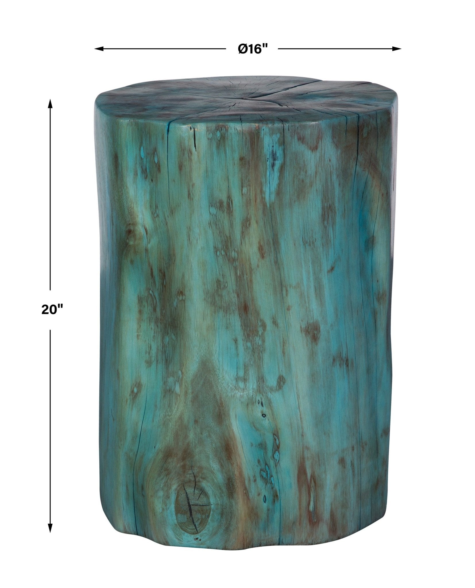Habitat Accent Stool, Blue Stools| Uttermost