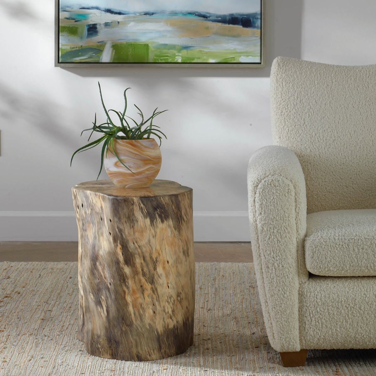 Habitat Accent Stool, Natural Stools| Uttermost