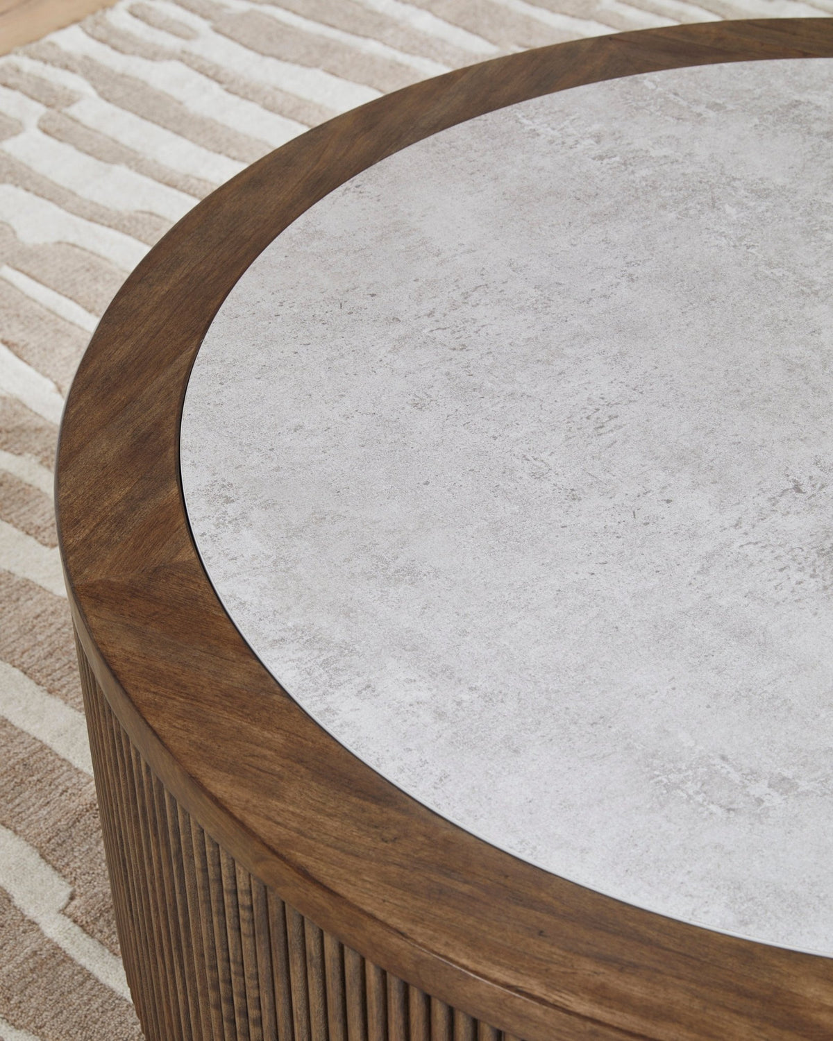 Hadonna Round Cocktail Table Coffee Tables| Ashley Homestore