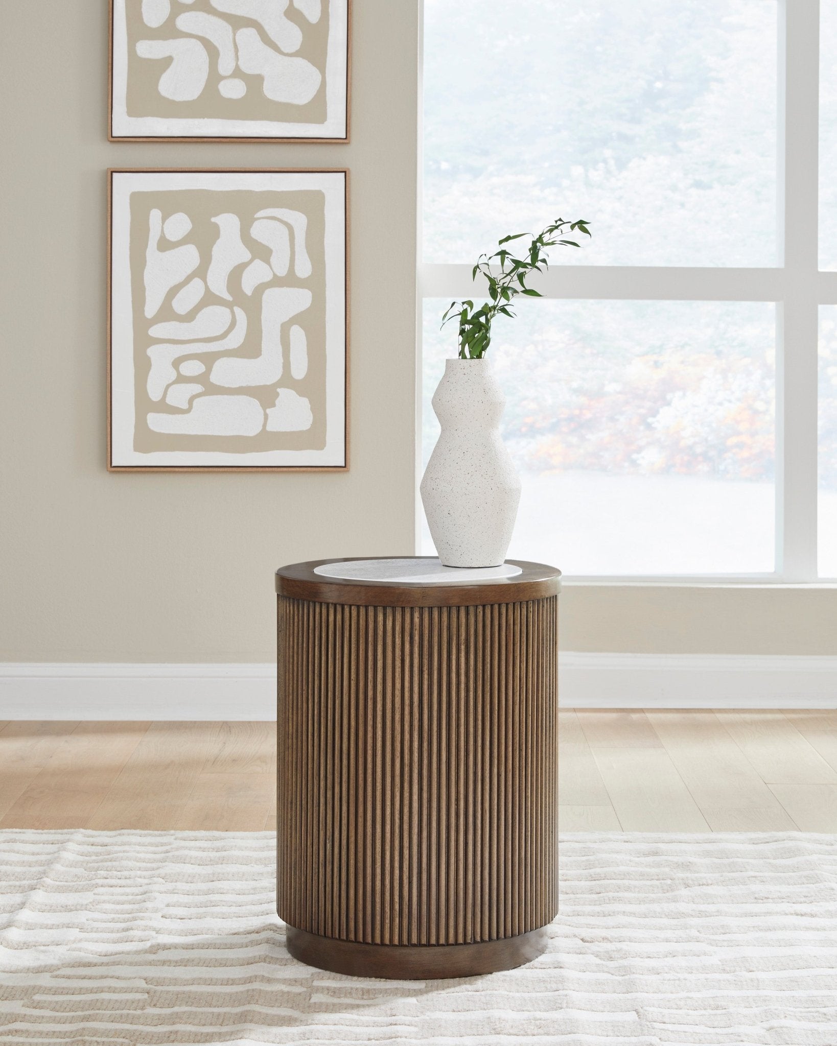 Hadonna Round End Table End Tables| Ashley Homestore