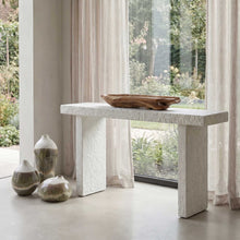 Hagan Limestone Console Table