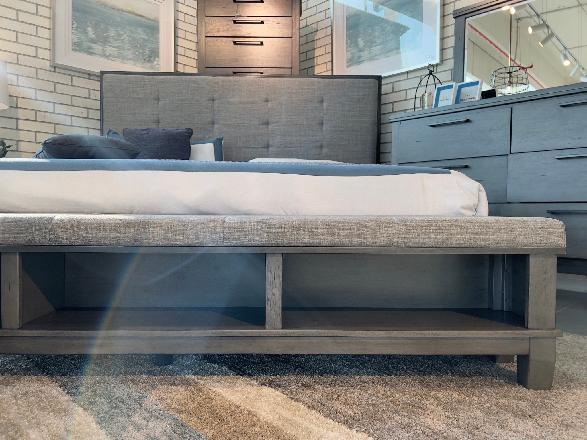 Hallanden King Bed w Storage Beds| Ashley Homestore