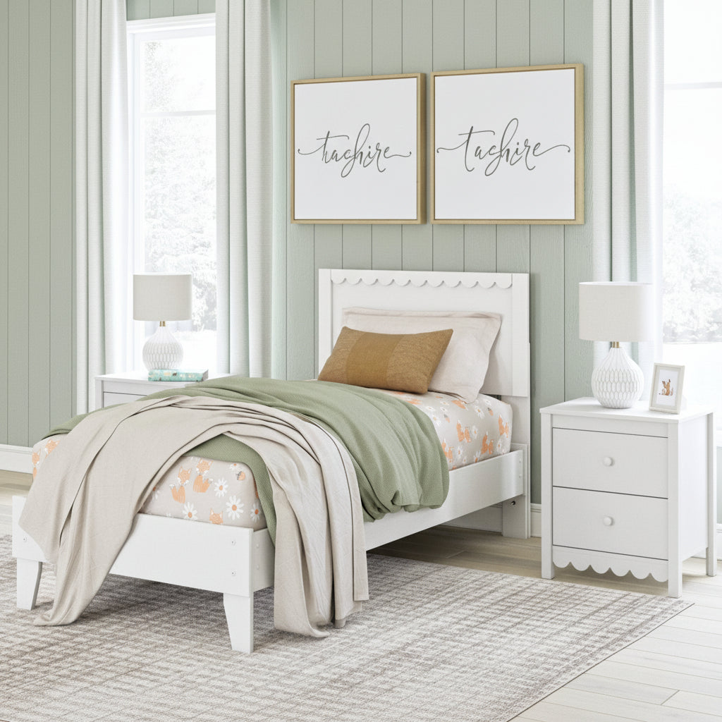 Hallityn Twin Panel Platform Bed Beds| Ashley Homestore