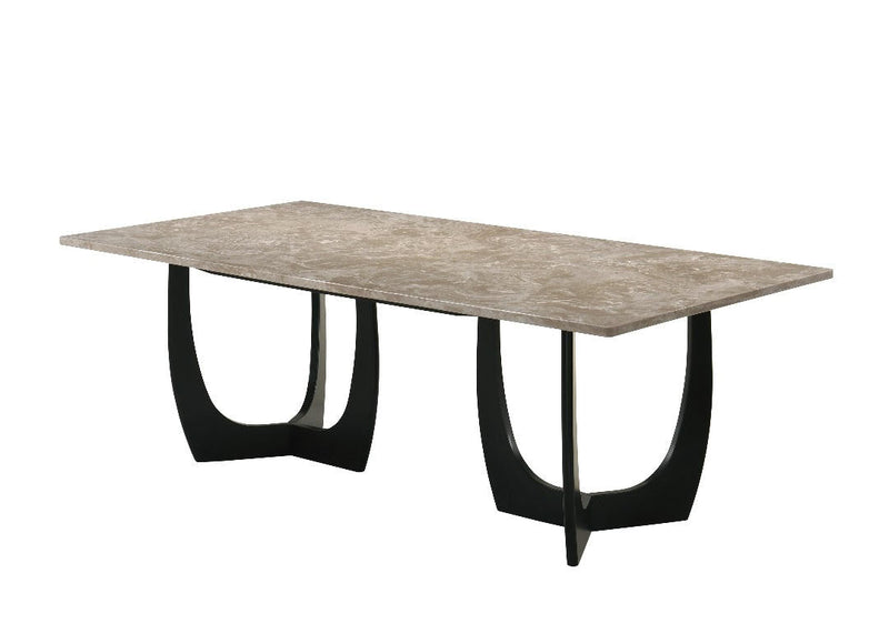 Hana Beige Marble Dining Table 8 - Al Rugaib Furniture