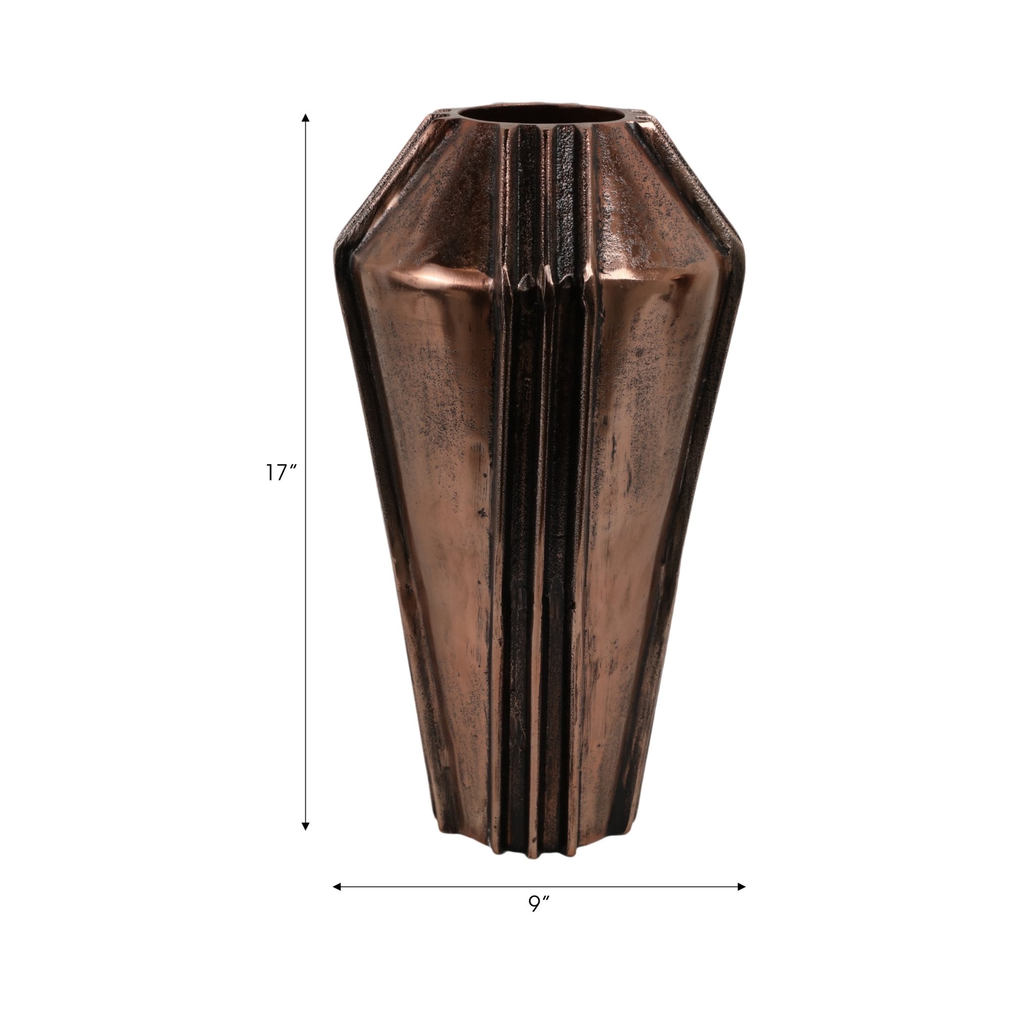 Hana Bronze Vase Vases and Jars| Sagebrook Home