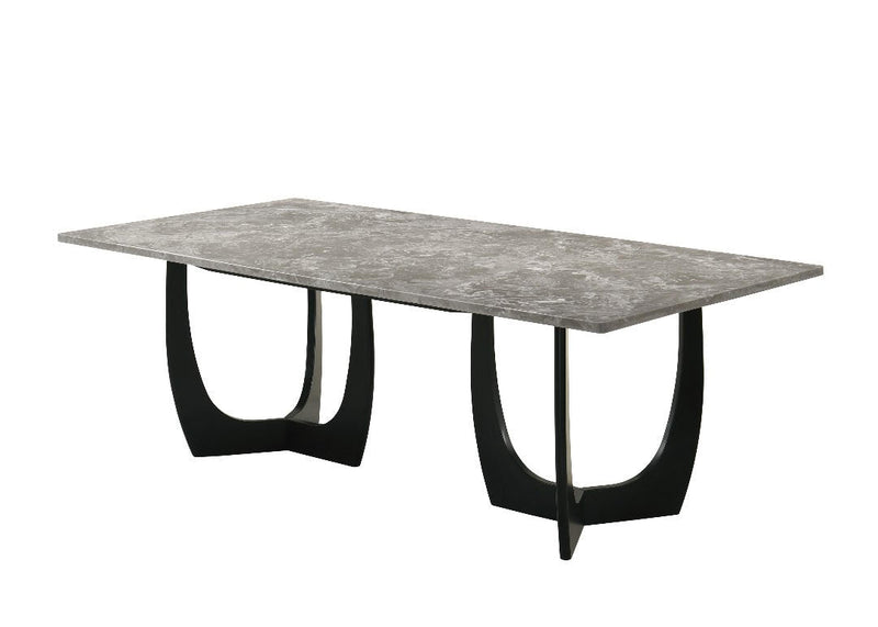 Hana Grey Marble Dining Table 8 - Al Rugaib Furniture