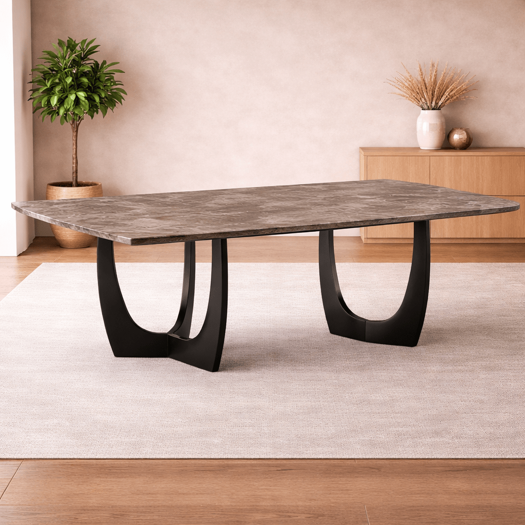 Hana Grey Marble Dining Table 8 Dining Tables| Roots Furniture