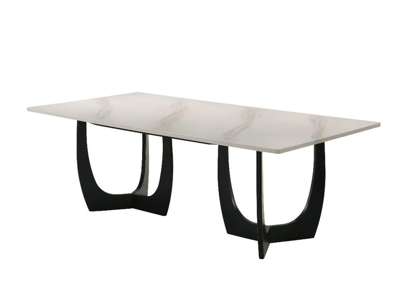 Hana White Marble Dining Table 8 - Al Rugaib Furniture