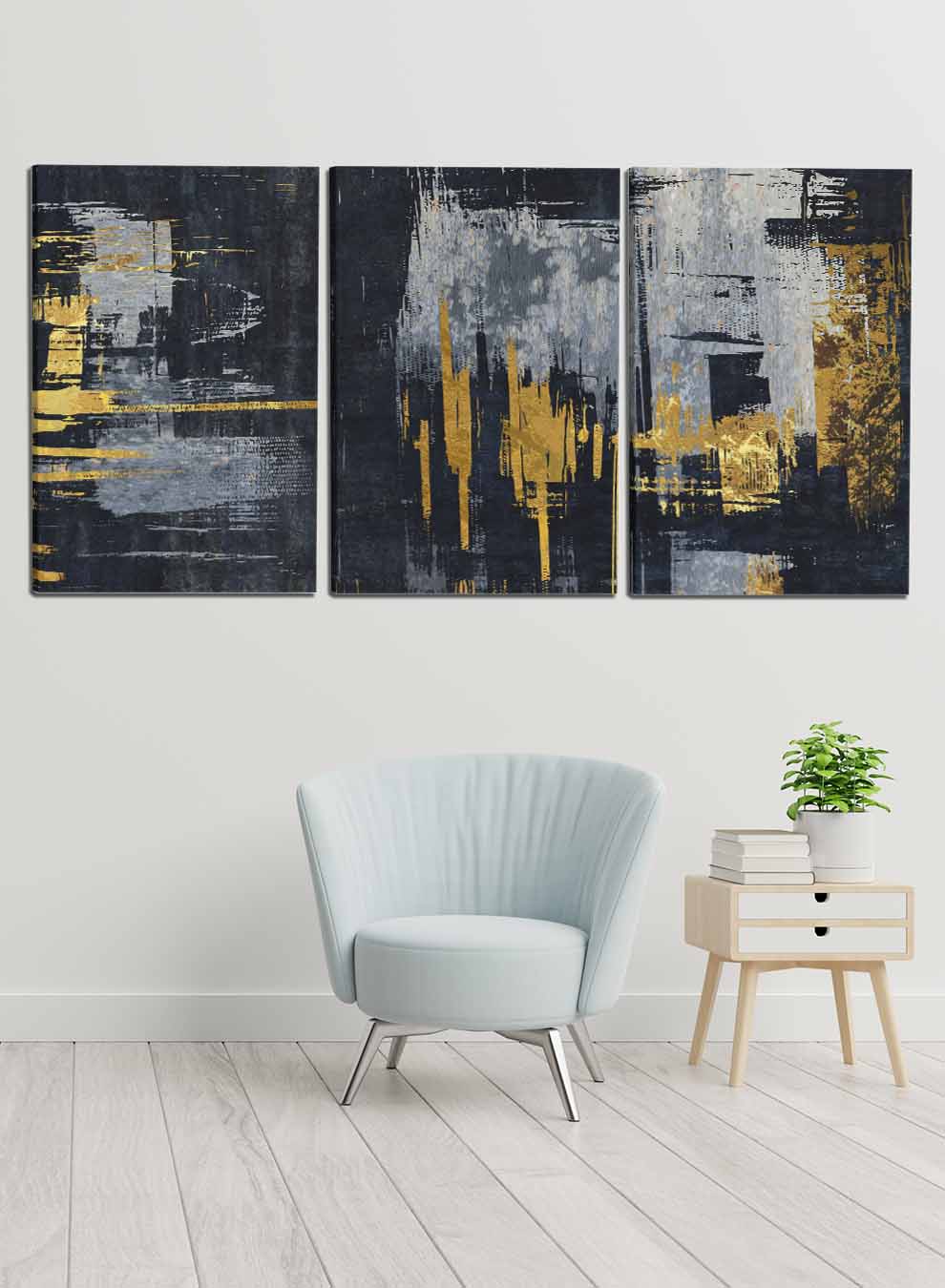 Hand Drawn Illustrations Paintings(set of 3) Paintings & Pictures| LOWHA