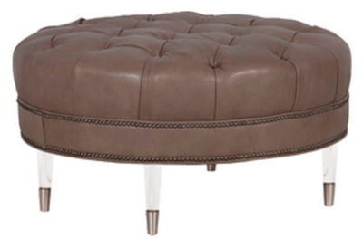 Hand Tufted Round Ottoman - Al Rugaib Furniture
