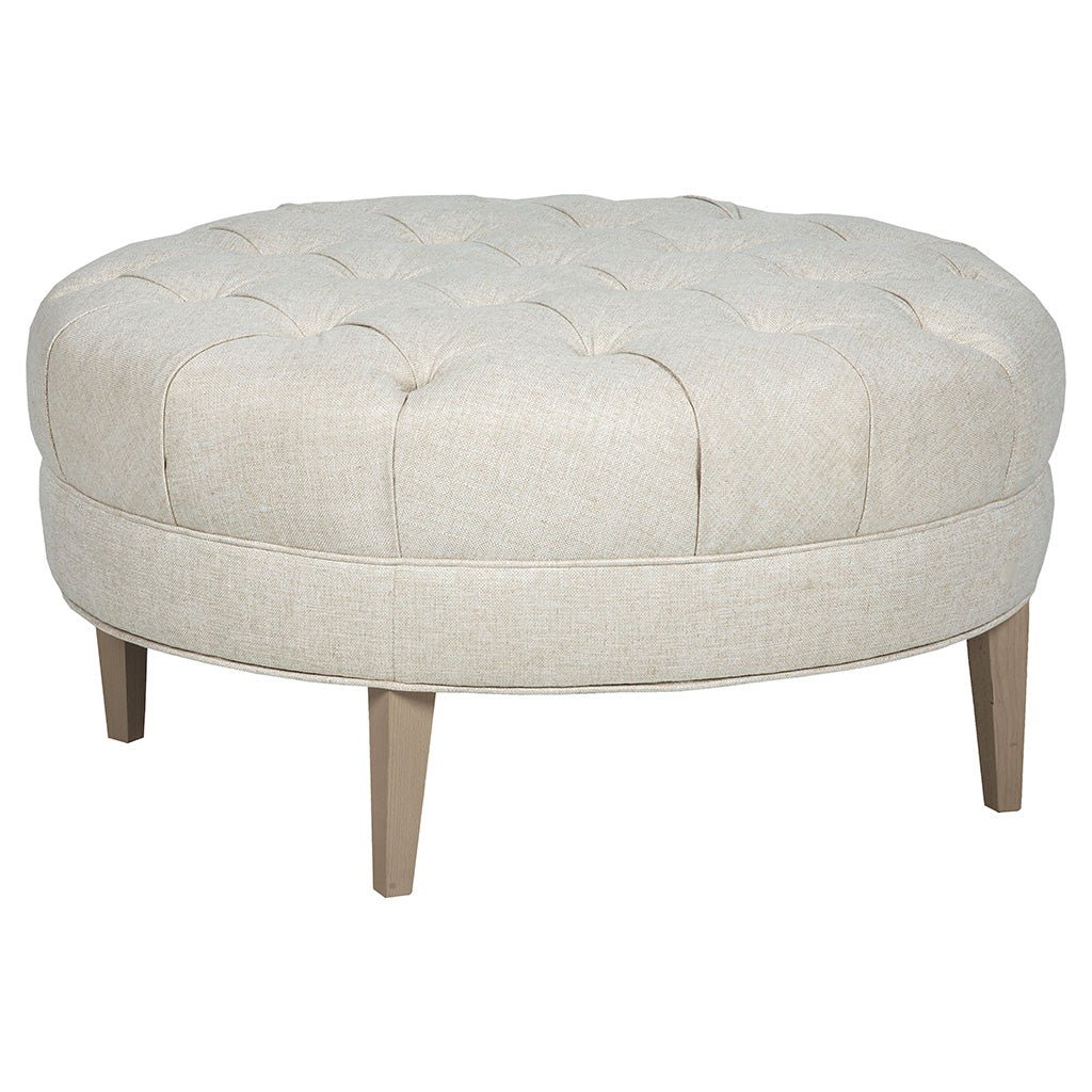 Hand Tufted Round Ottoman Ottomans| Fairfield Chair