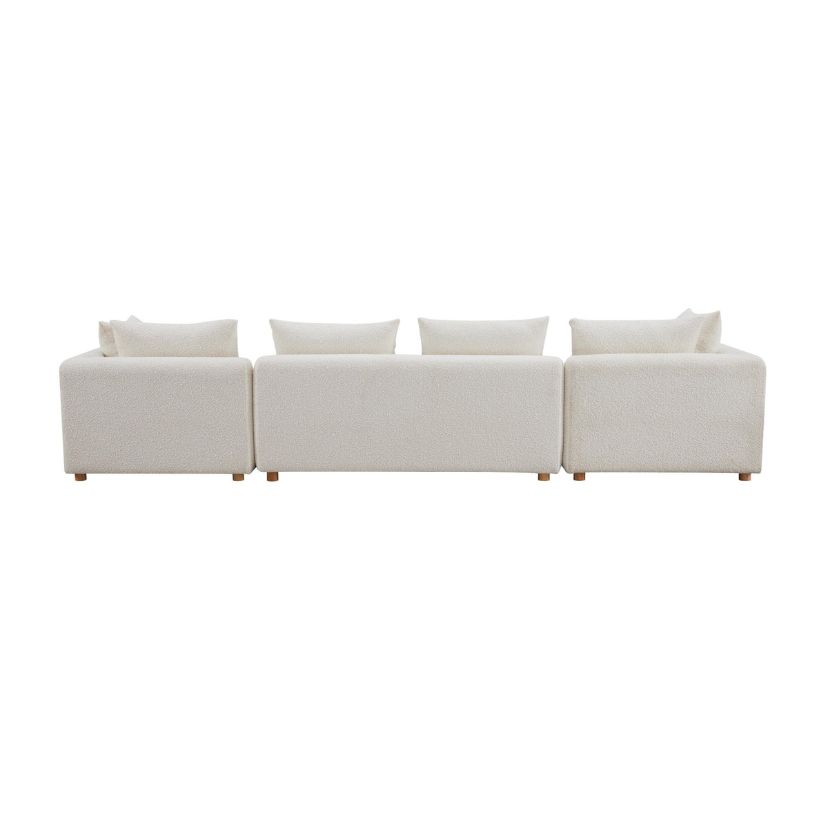 Hangover Cream Boucle 145 inch Long Sofa Sofas & Loveseats| TOV