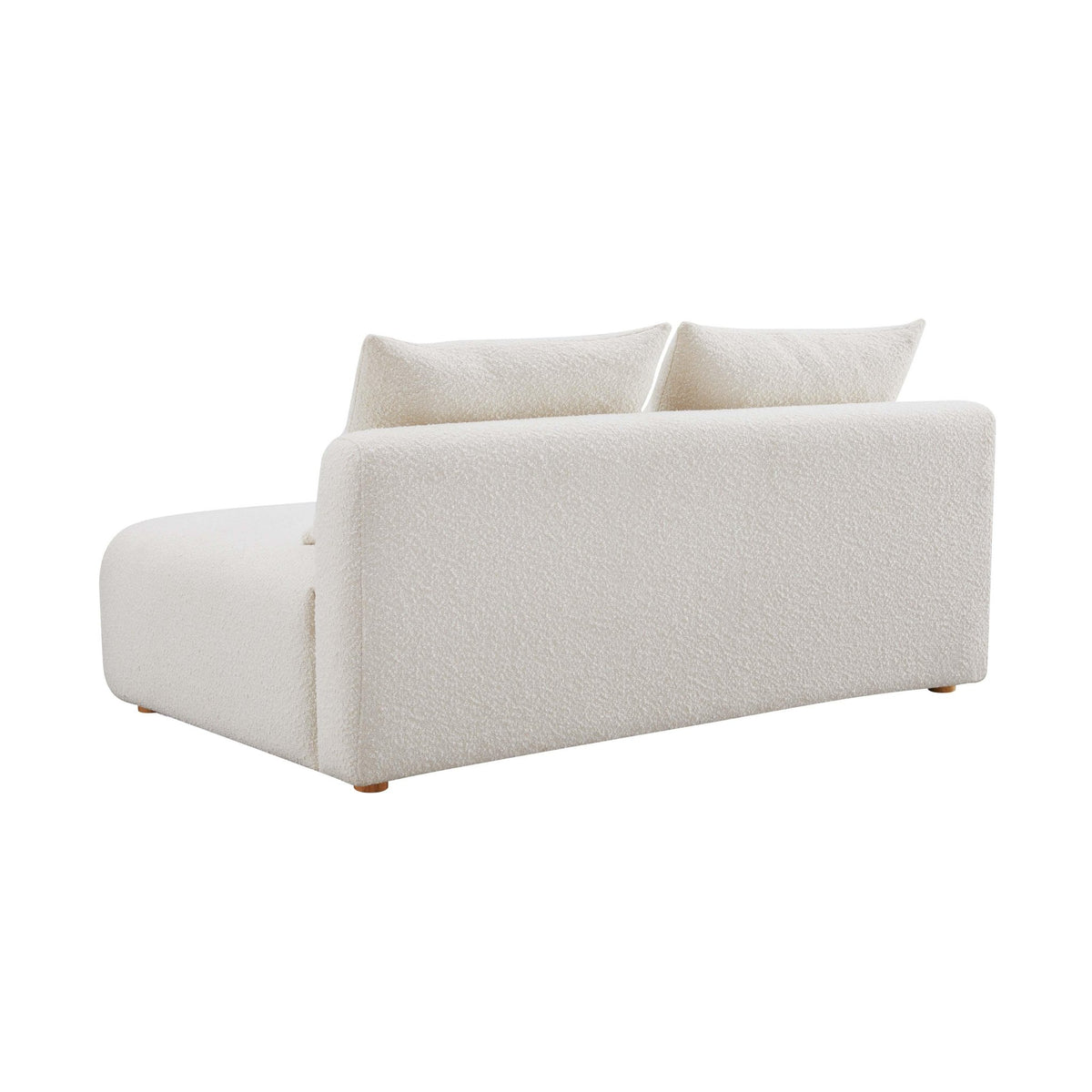 Hangover Cream Boucle Modular Loveseat Sofas & Loveseats| TOV