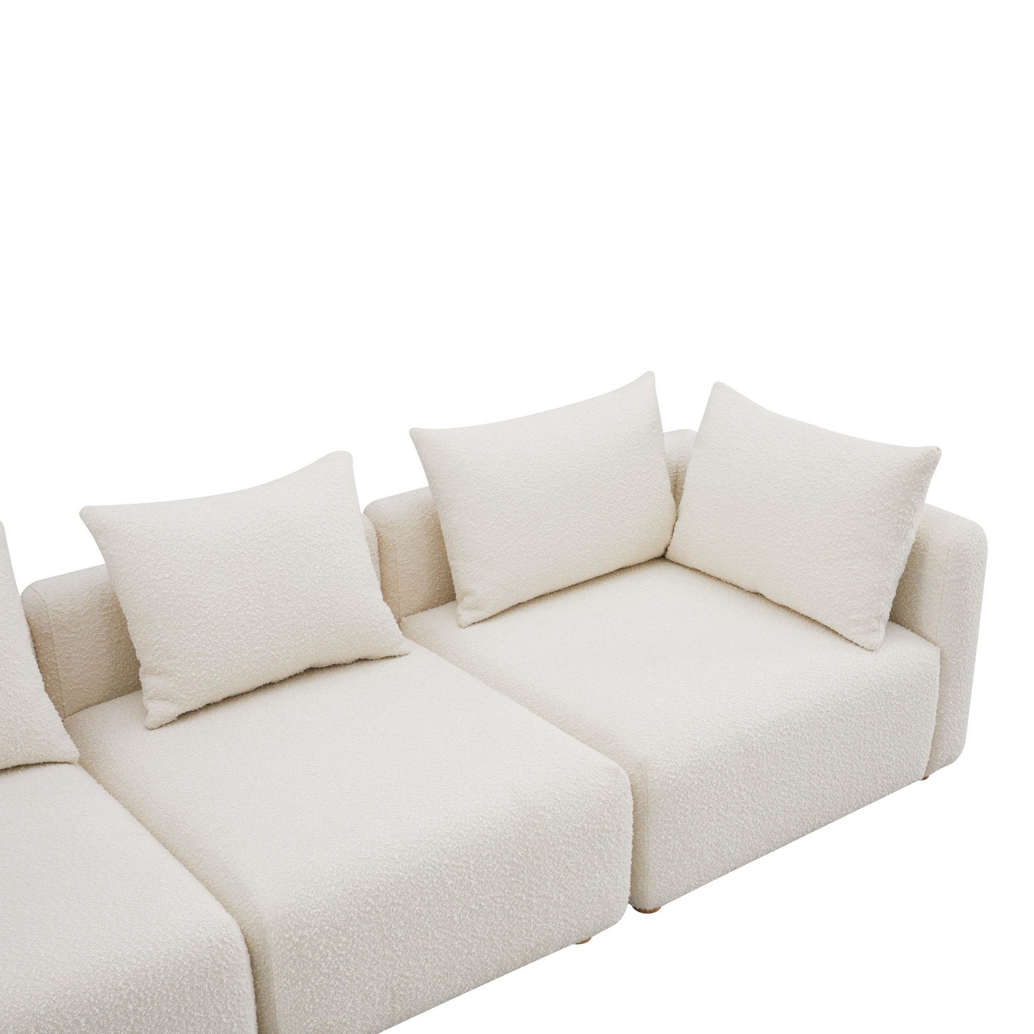 Hangover Cream Boucle Sofa Sofas & Loveseats| TOV