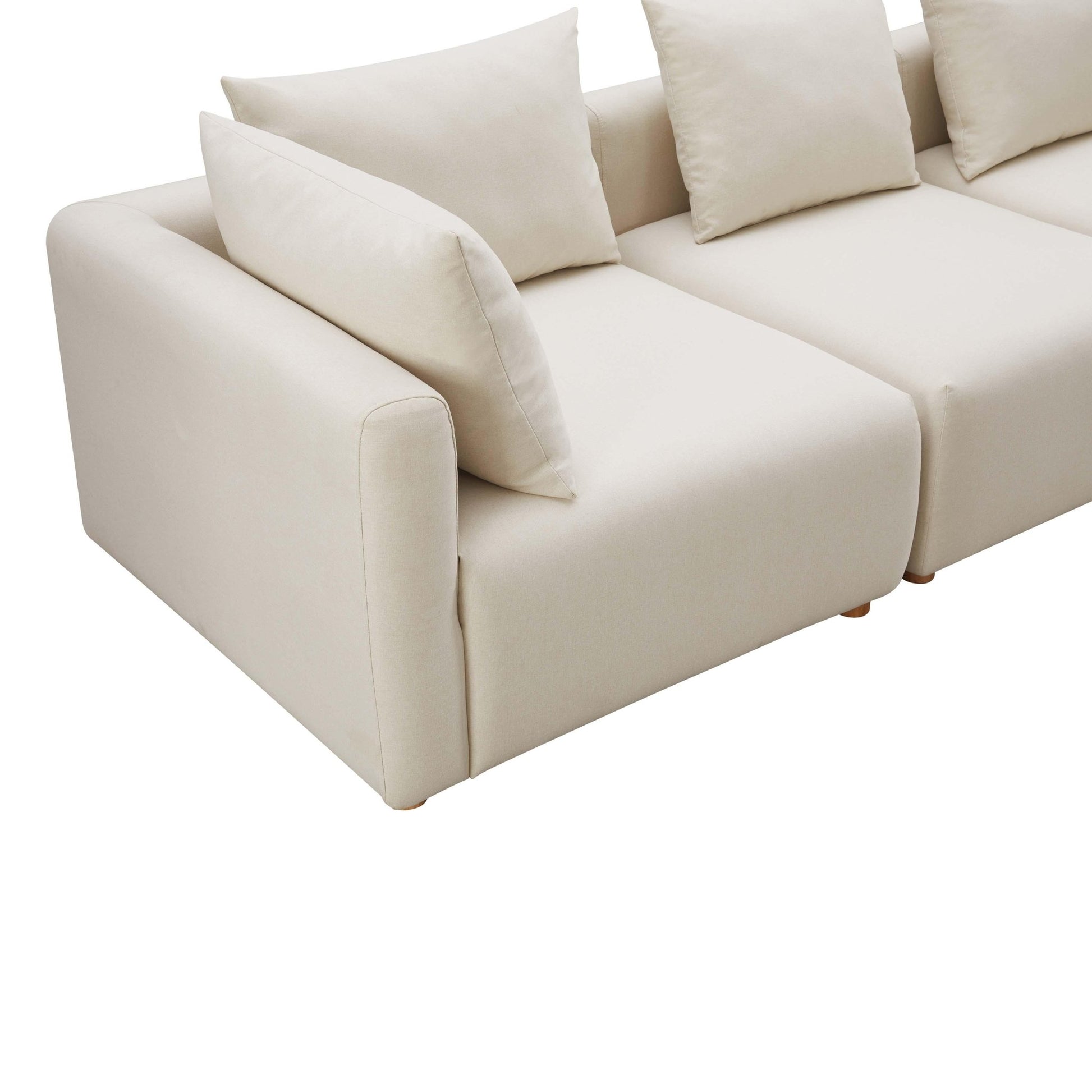 Hangover Cream Performance Linen Sofa Sofas & Loveseats| TOV