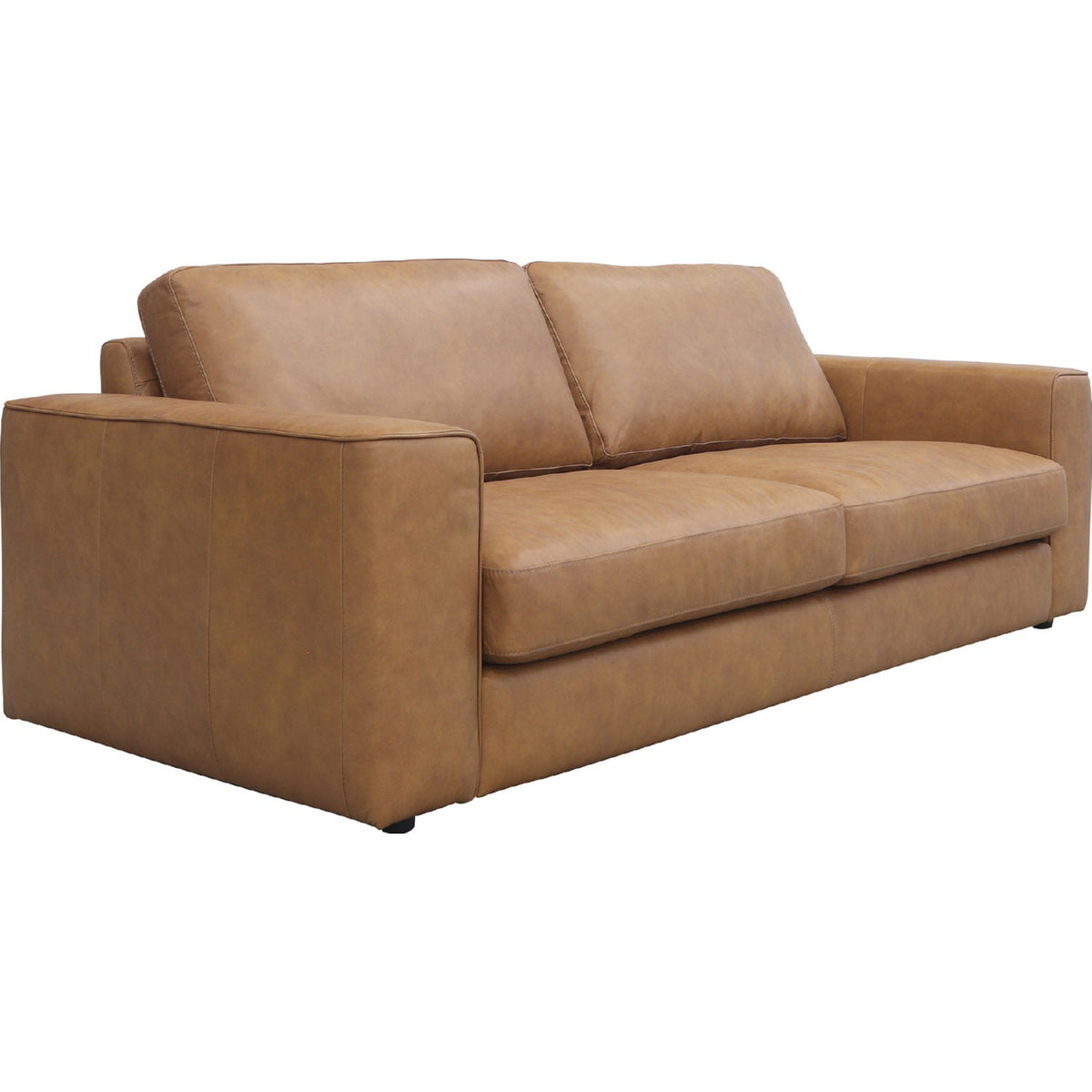 Hansen Leather Sofa Sonoran Tan Sofas & Loveseats| Moe's Home