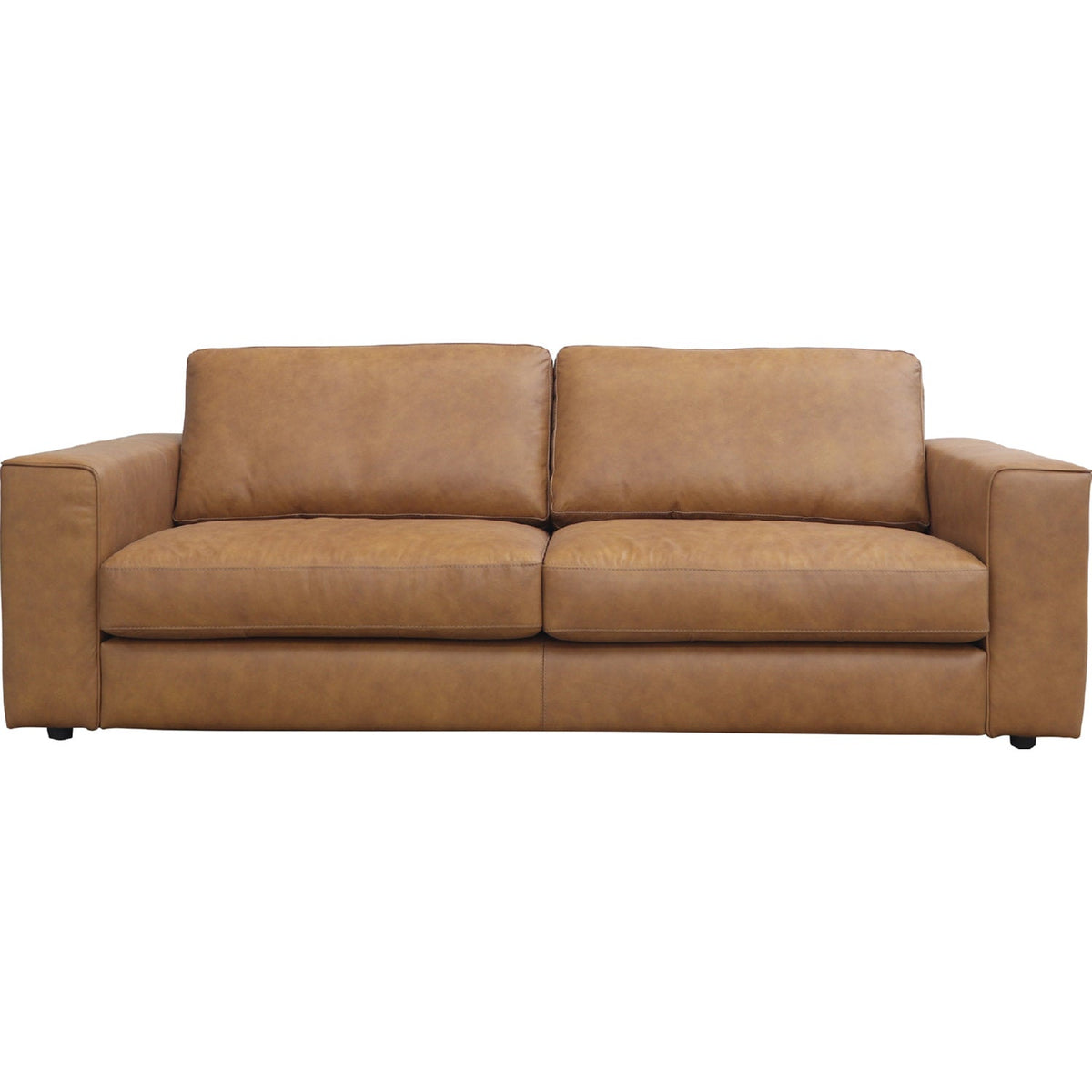 Hansen Leather Sofa Sonoran Tan Sofas & Loveseats| Moe's Home