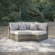 Harbor Court Curved Loveseat with Cushion