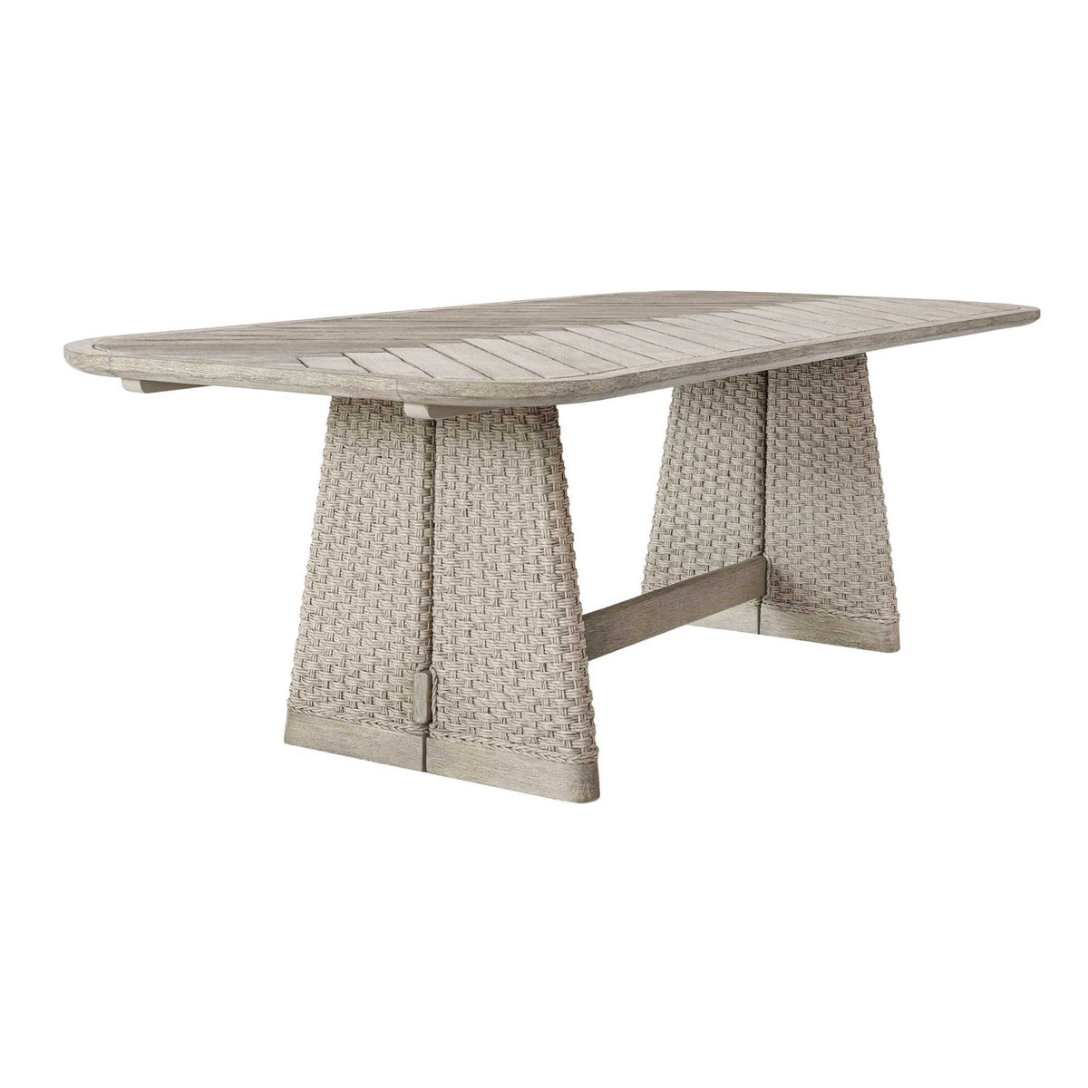 Harbor Herringbone Dining Table Dining Tables| Uttermost