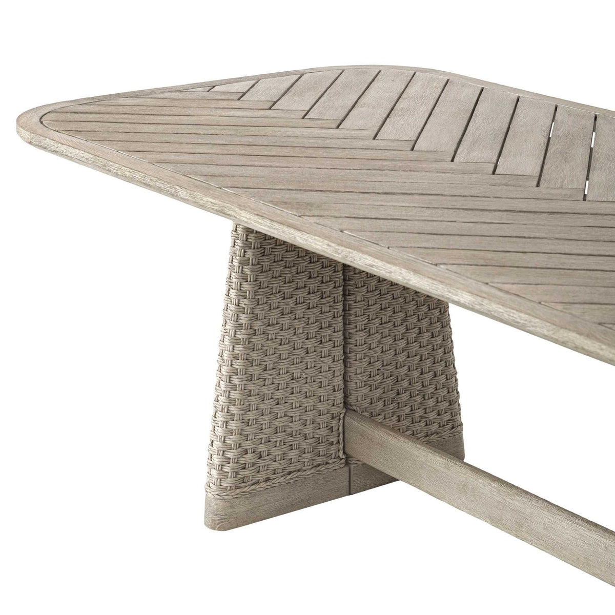 Harbor Herringbone Dining Table Dining Tables| Uttermost