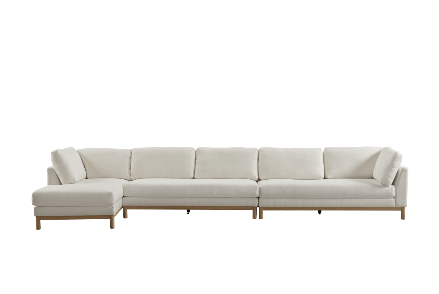 Hargrove Beige Sectional Armless 2 seater Sectionals| Roots Furniture