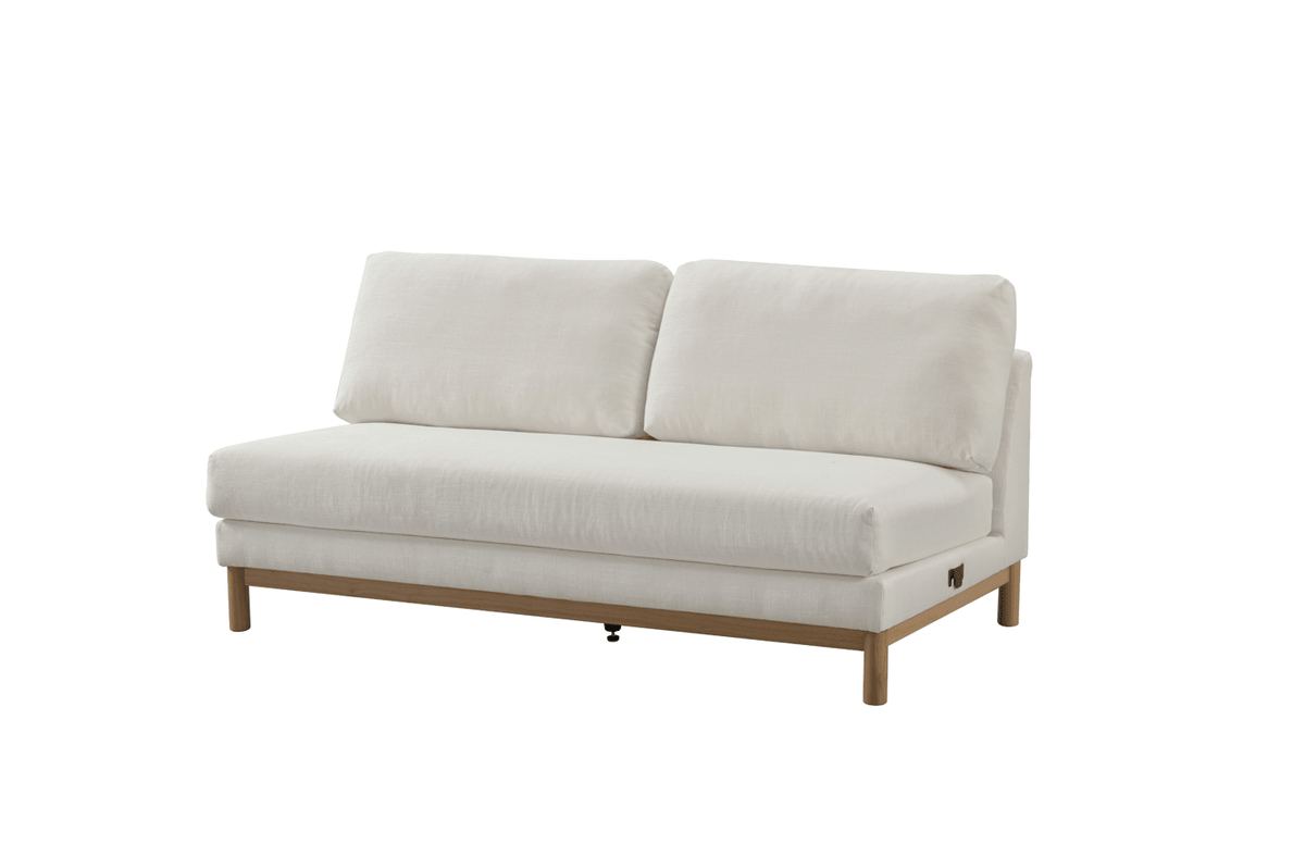 Hargrove Beige Sectional Armless 2 seater Sectionals| Roots Furniture