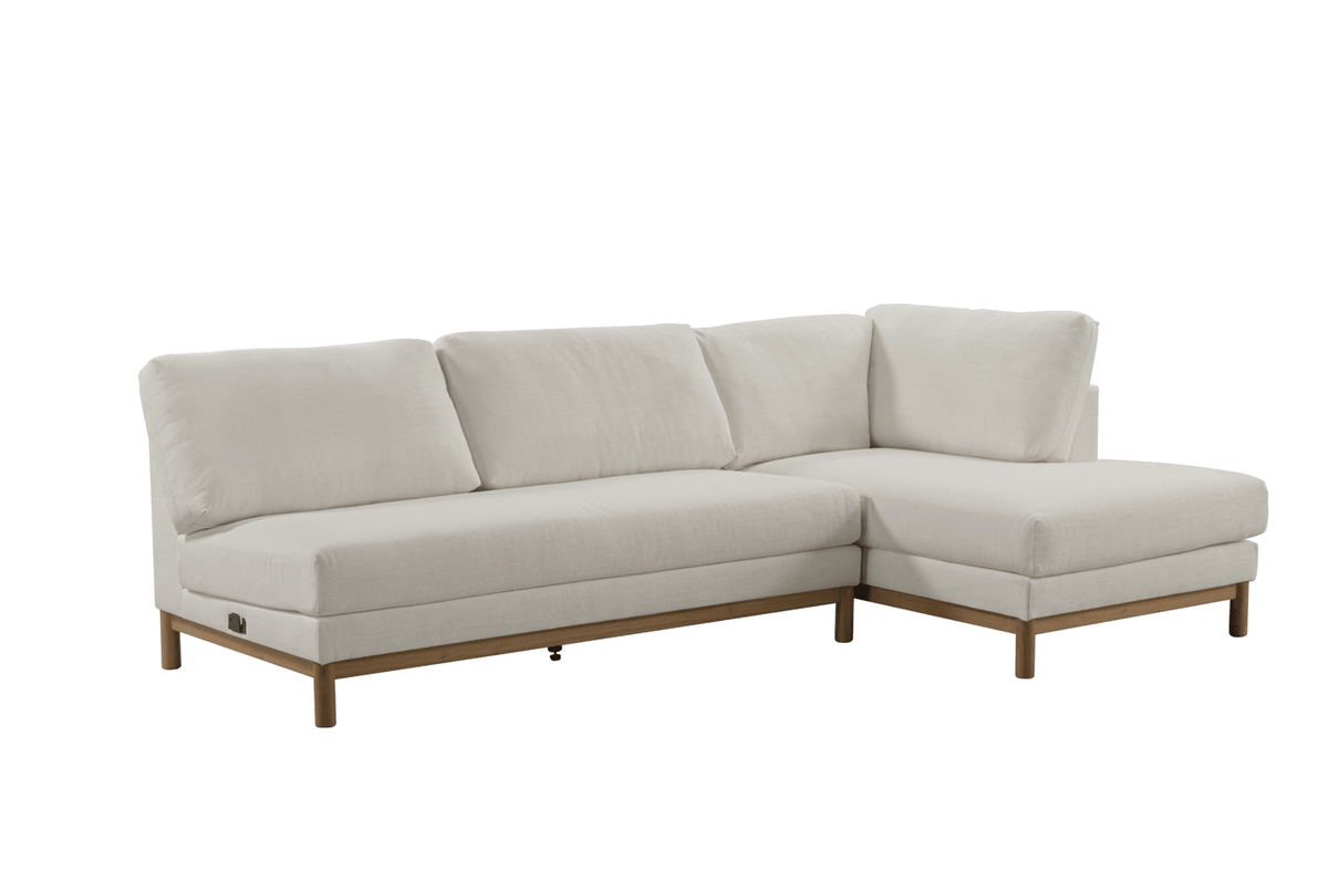 Hargrove Beige Sectional Armless 2 seater Sectionals| Roots Furniture