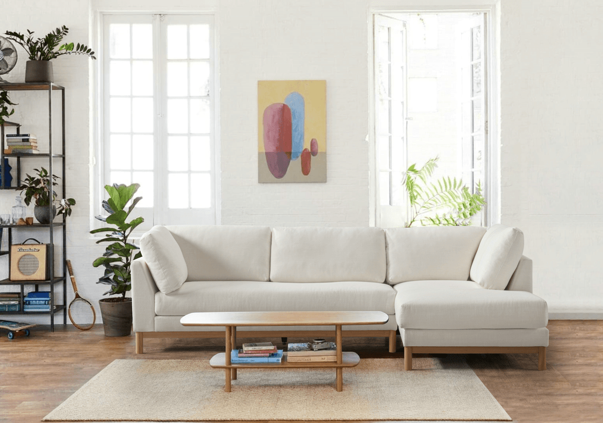 Hargrove Beige Sectional Armless 2 seater Sectionals| Roots Furniture