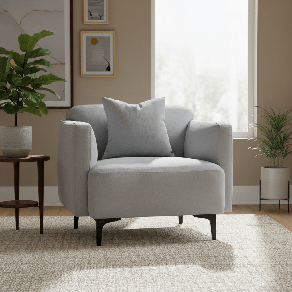 Harmony Grey Chair W90 Chairs| Roots Furniture