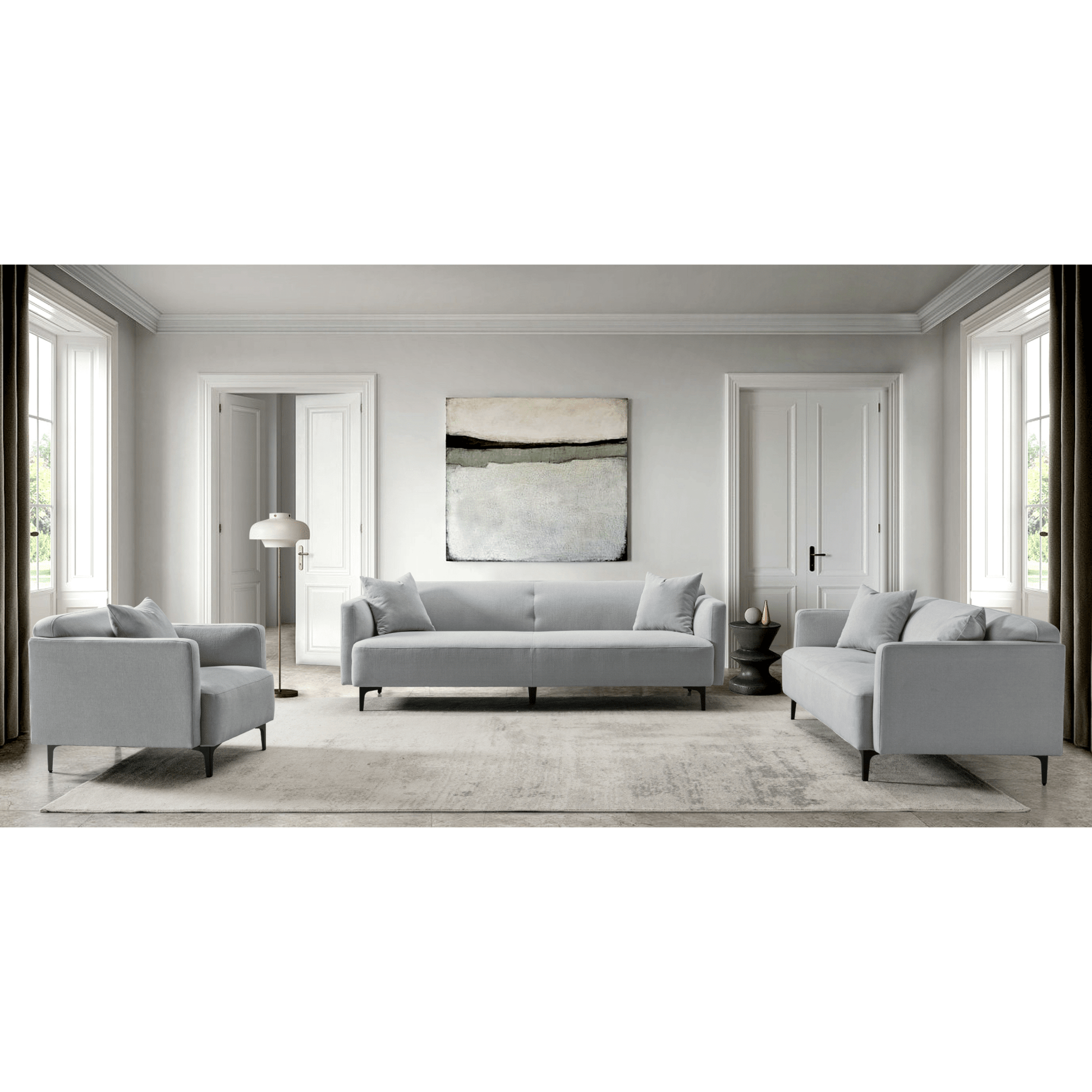 Harmony Grey Loveseat W186 Sofas & Loveseats| Roots Furniture