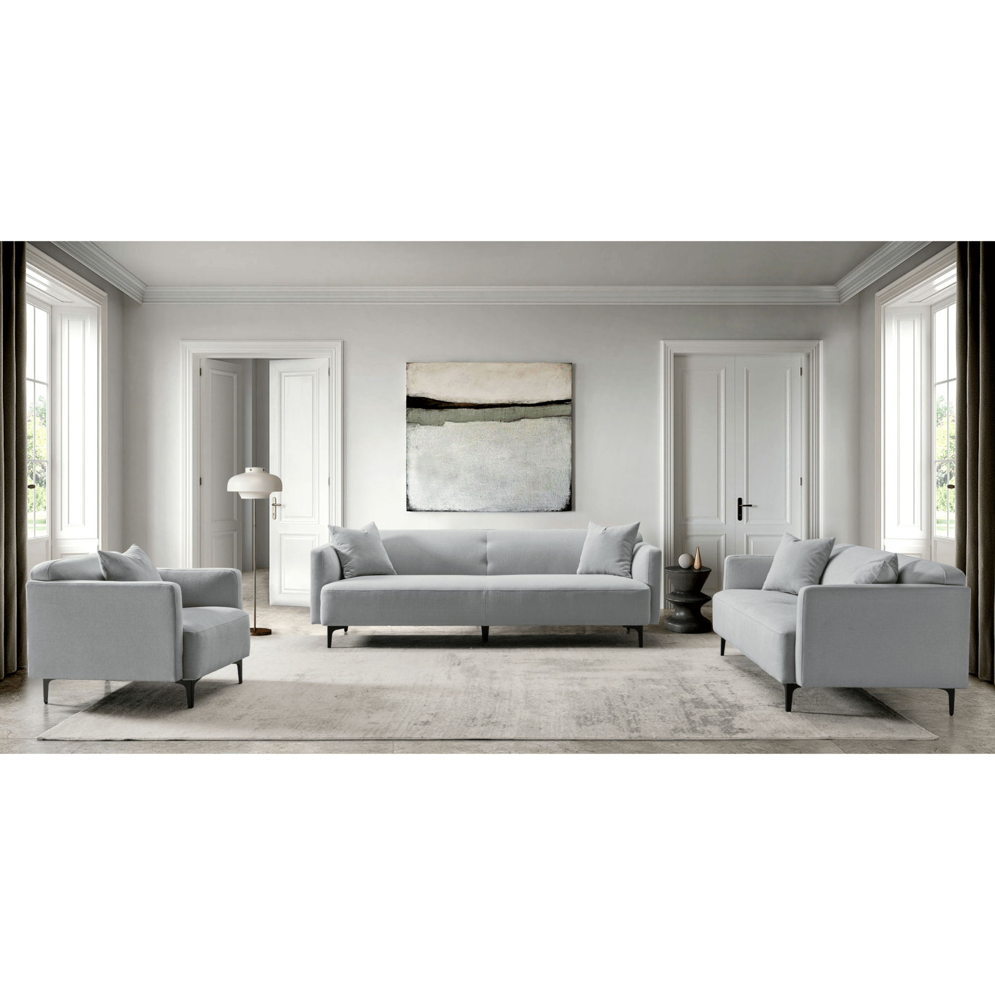 Harmony Grey Sofa Set Living Room Sets| Roots Furniture