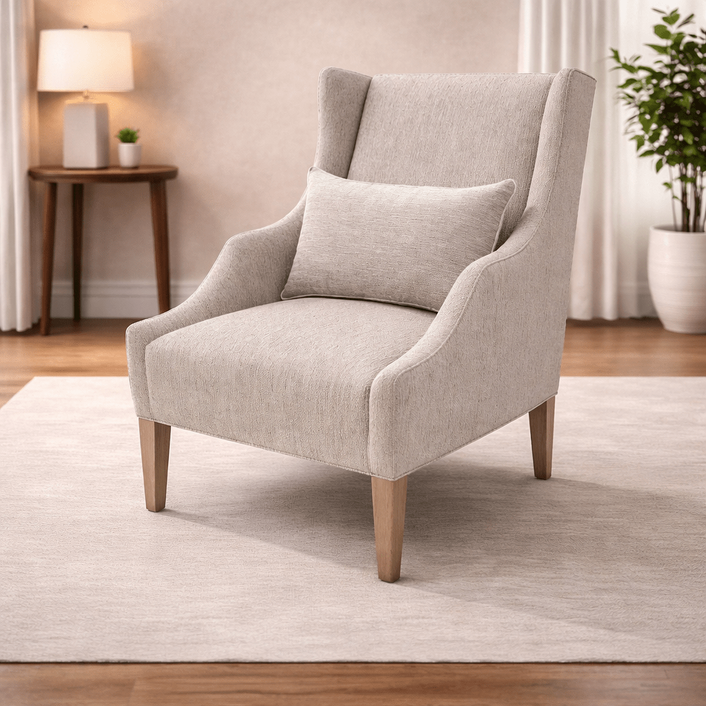 HARPER QUARTZ Wing Chair Chairs| A.R.T. Furniture