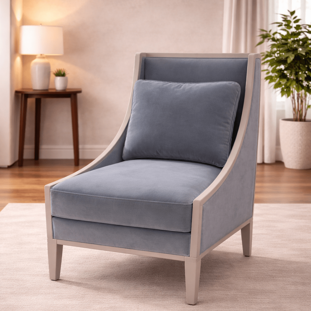 Harper Vintage Blue Accent Chair Chairs| A.R.T. Furniture
