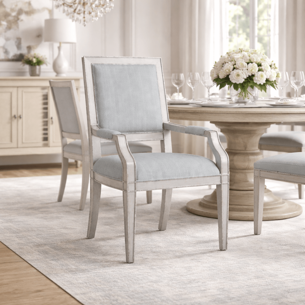 Harper Vintage Blue - Dining arm chair Dining Chairs| A.R.T. Furniture