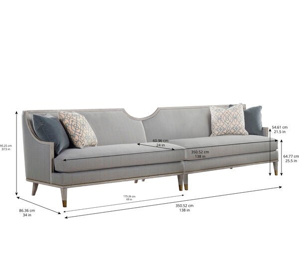 Harpr Blu Laf&Raf(161509-7005Aa/7002Aa+161511-7005Aa/7002Aa) Sofas & Loveseats| A.R.T. Furniture
