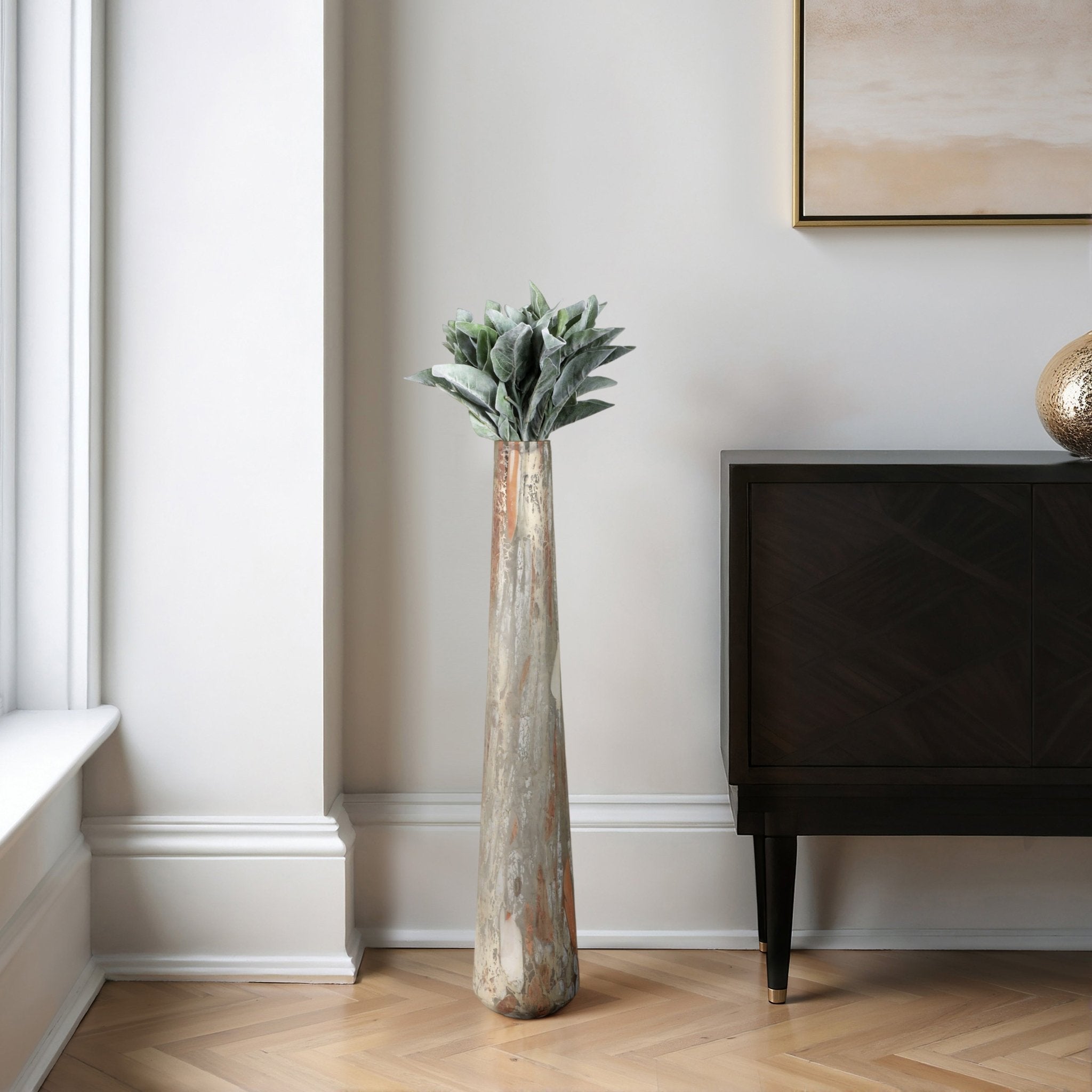 Harte Glass Floor Vase Vases and Jars| Sagebrook Home