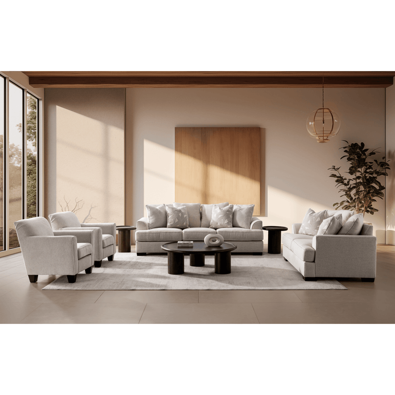 Harvey Beige Living Room set - Al Rugaib Furniture
