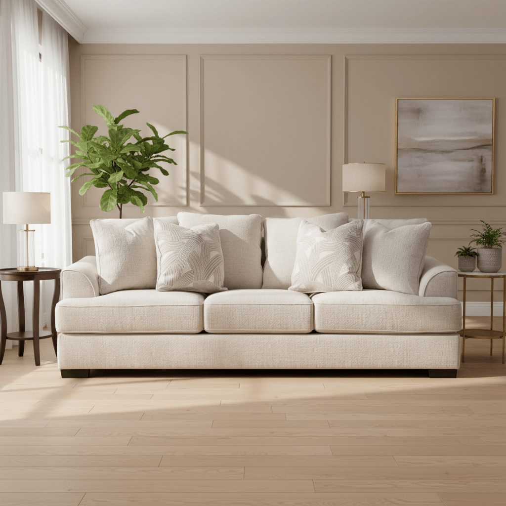 Harvey Cream Sofa (240cm) Sofas & Loveseats| Roots Furniture