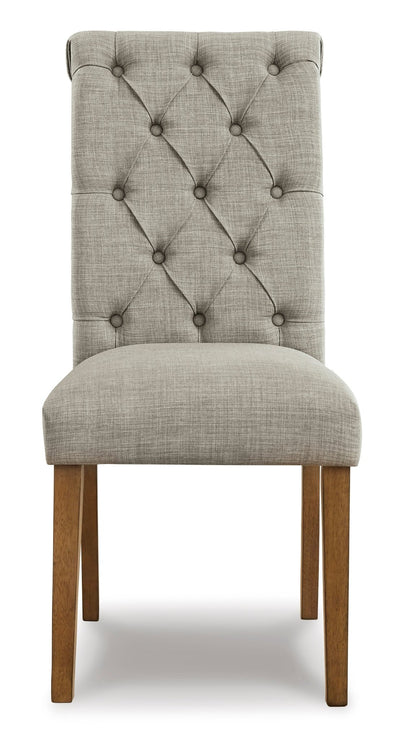 Harvina Dining UPH Side Chair (Light Gray) - Al Rugaib Furniture