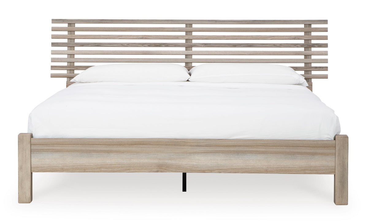 Hasbrick King Panel Bed Beds| Ashley Homestore