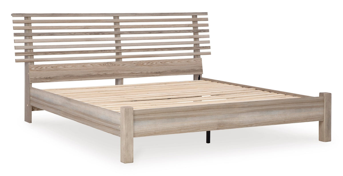 Hasbrick King Panel Bed Beds| Ashley Homestore