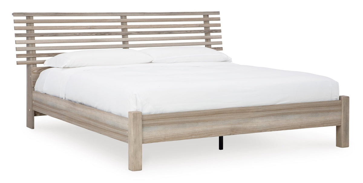 Hasbrick King Panel Bed Beds| Ashley Homestore