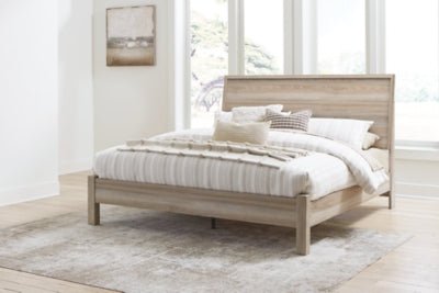 Hasbrick King Panel Bed Beds| Ashley Homestore