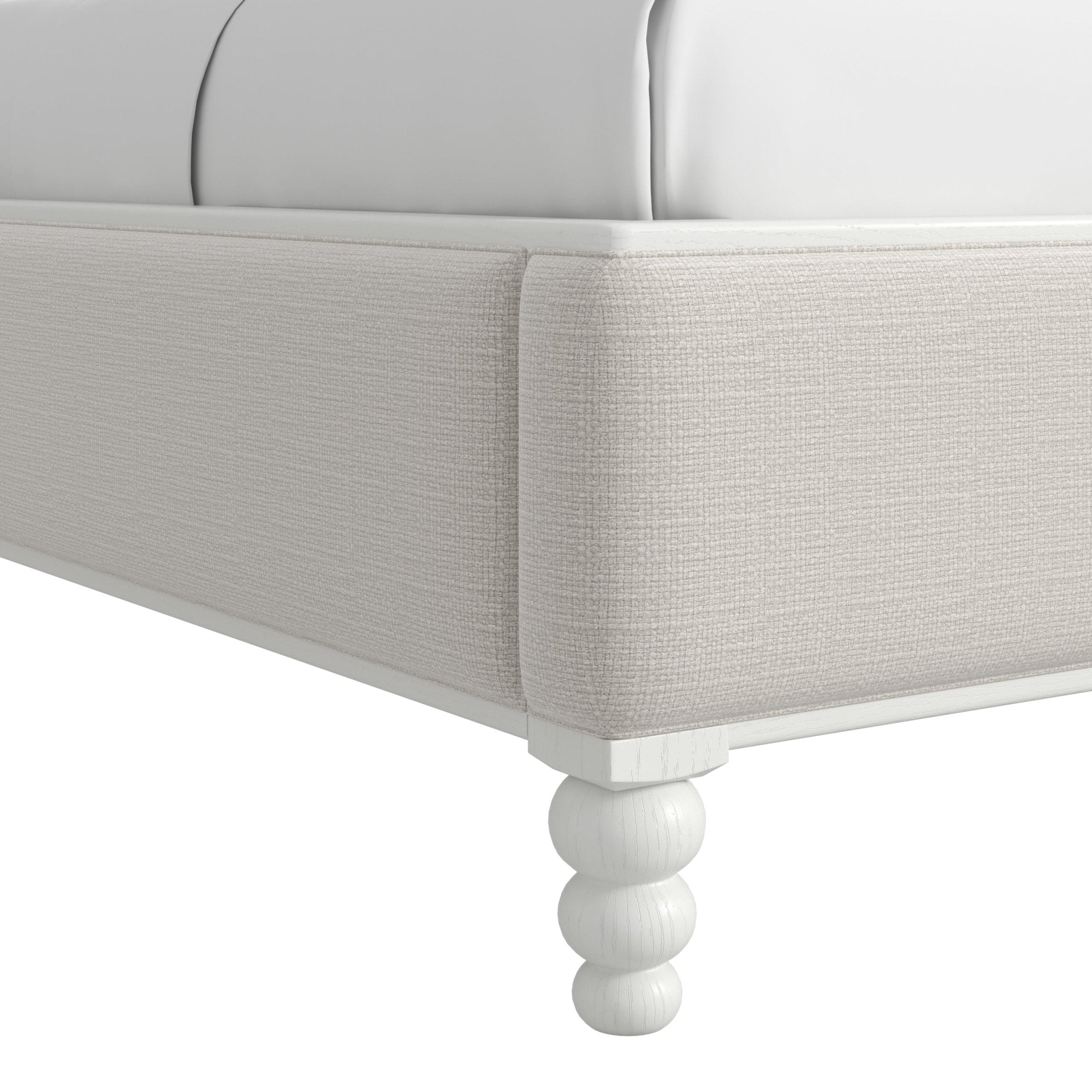 Haven KG Uph Bed-Warm White Beds| A.R.T. Furniture
