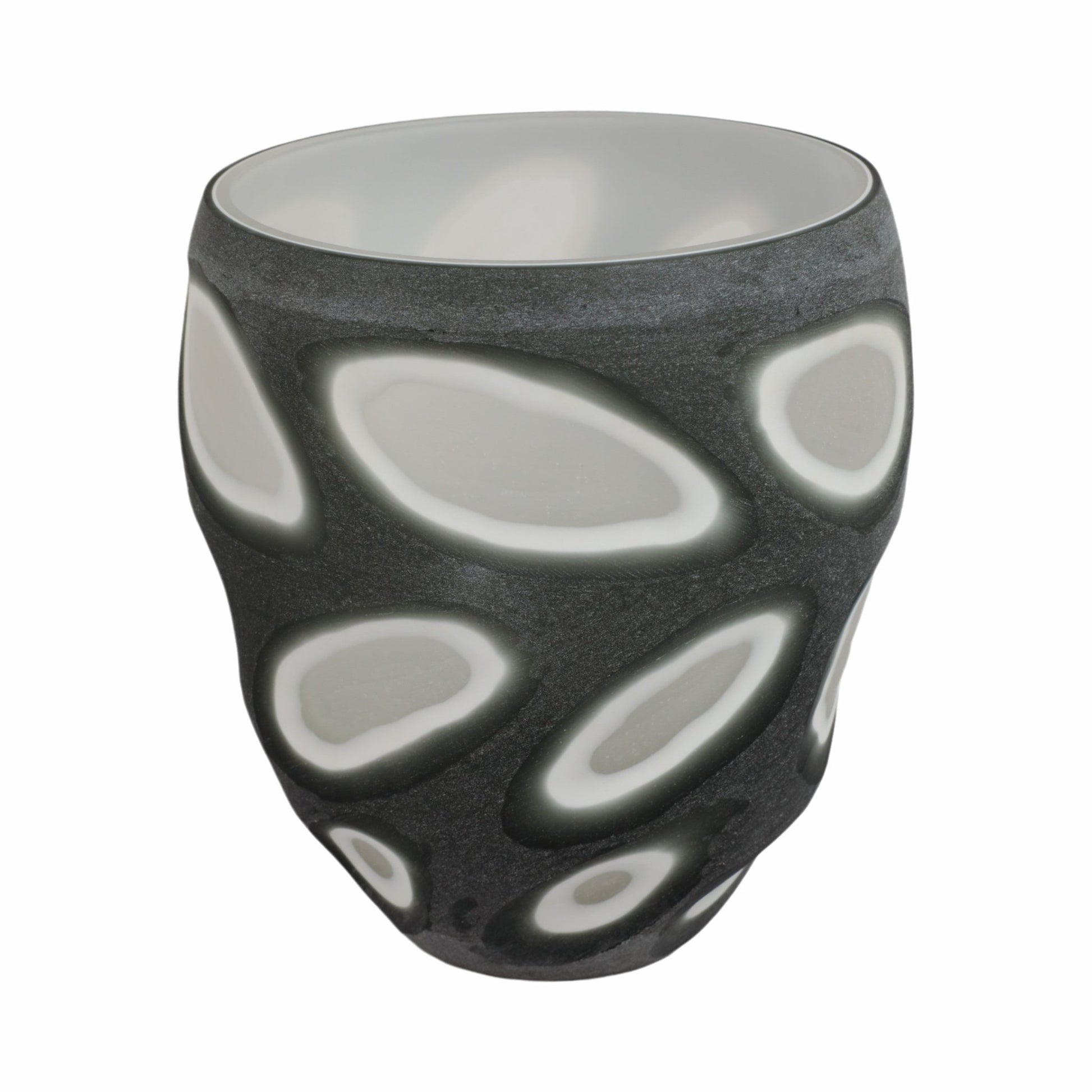 Havre Grey Glass Vase Vases and Jars| Sagebrook Home