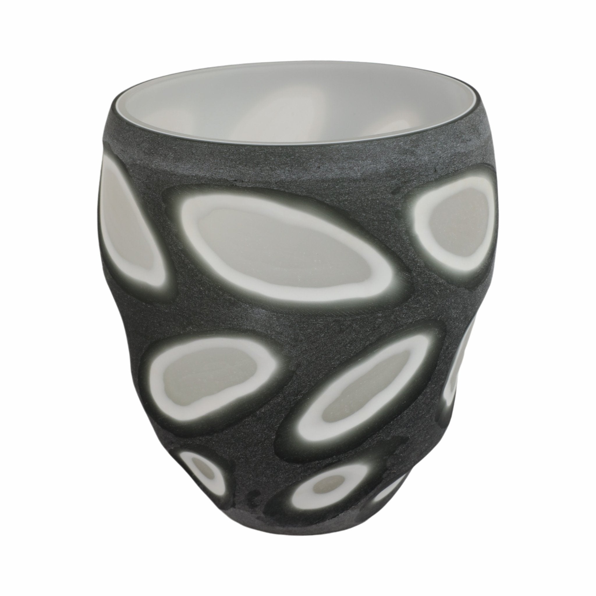 Havre Grey Glass Vase Vases and Jars| Sagebrook Home